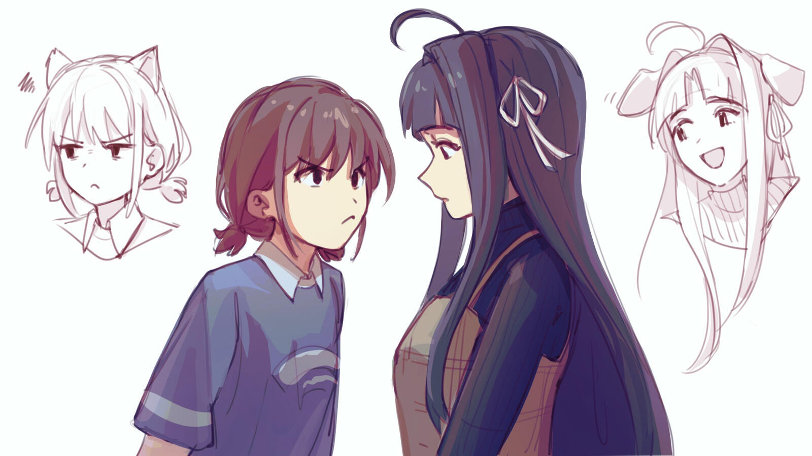 Nina and Subaru (Girls Band Cry)